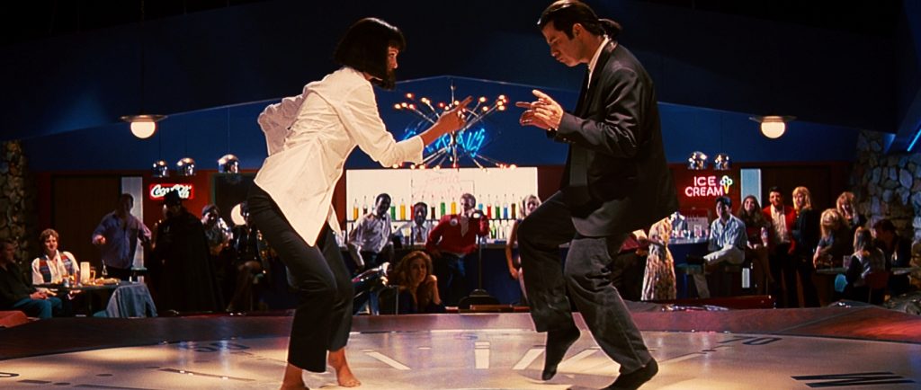 Movie Tarantino Pulp Fiction with Uma Thurman