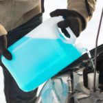 Fill antifreeze in a car