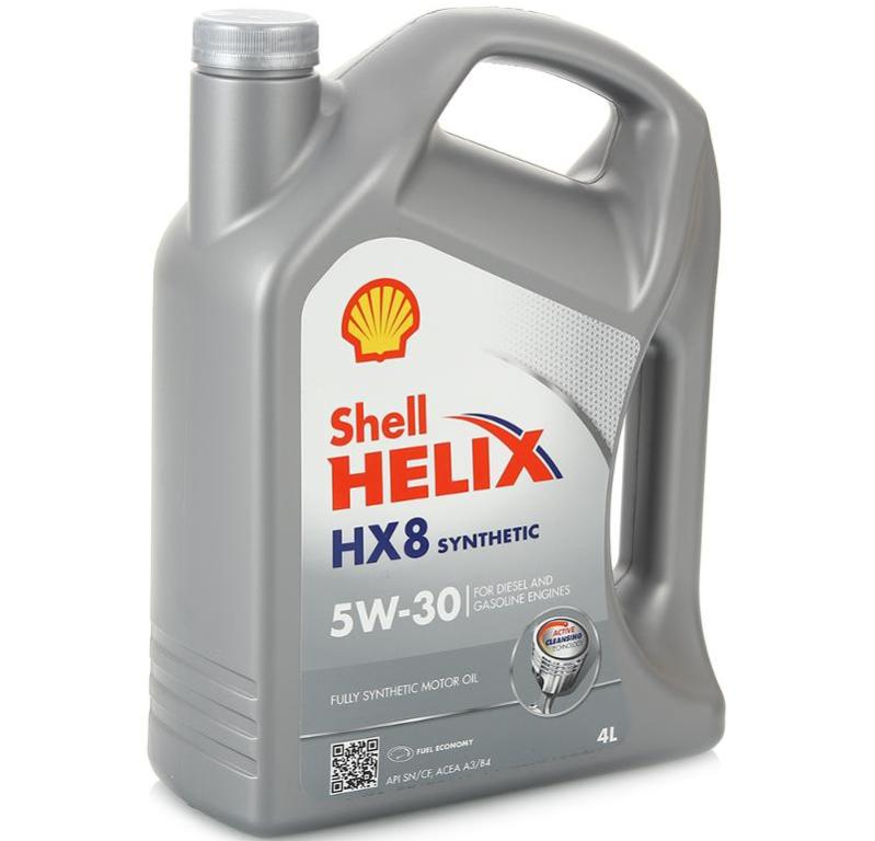 SHELL Helix HX8 Synthetic 5W-30 4 L