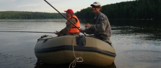 Choose an inflatable boat for fishing