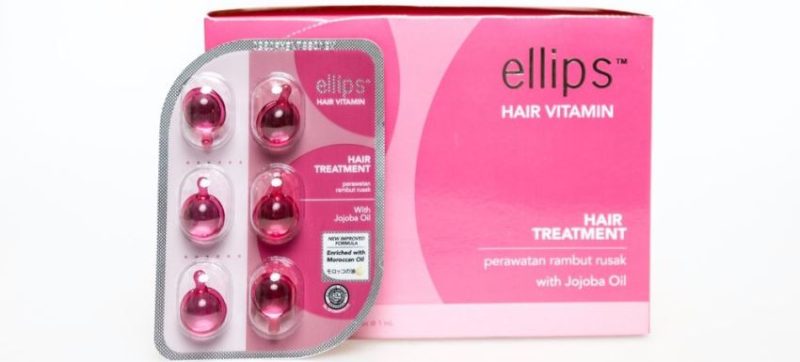 Natural hair vitamins Elips Hair Vitamin Hair Treatment for the treatment of severely damaged hair photo