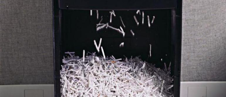 Choosing an office shredder