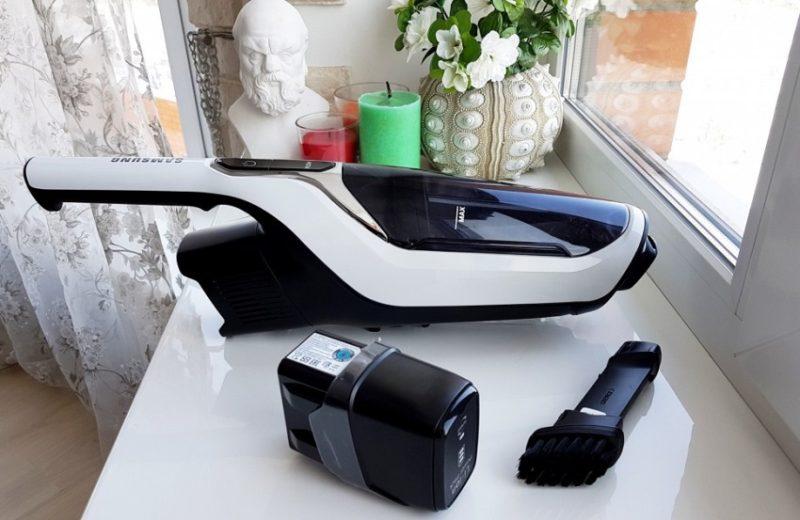 The peculiar design of Samsung wireless vacuum cleaners