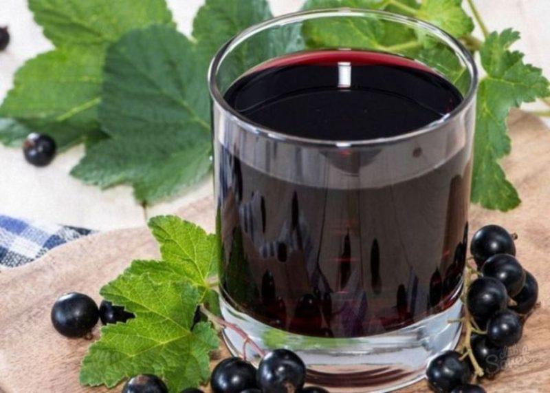 Blackcurrant wine photo